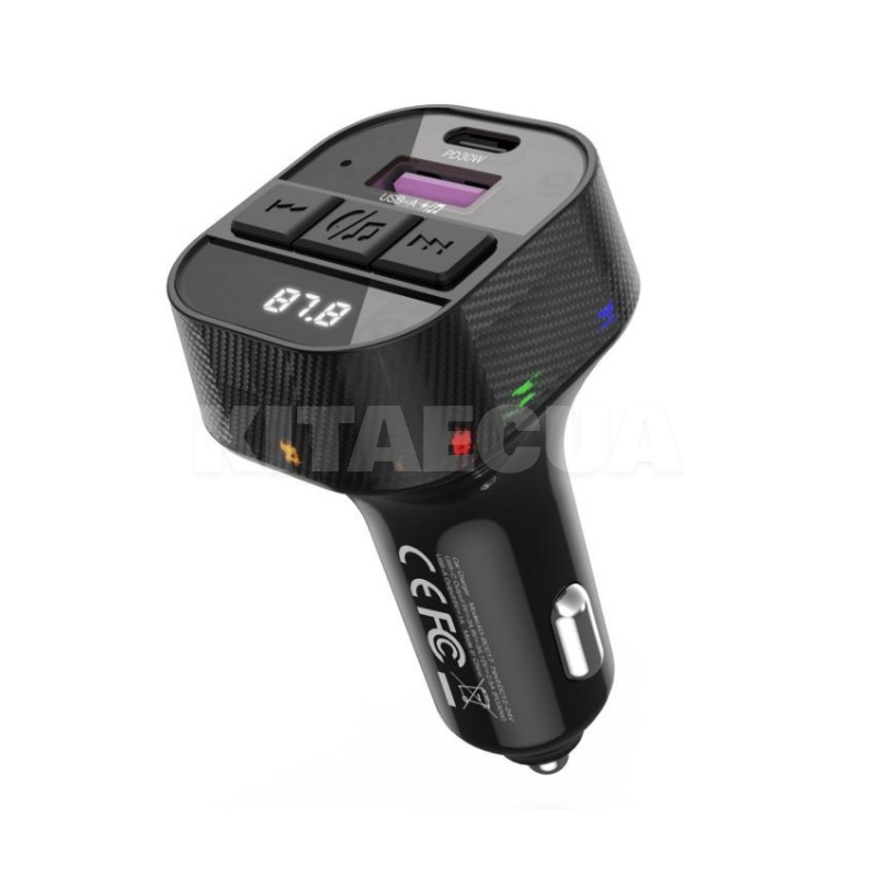 автомобільний зарядний пристрій USB+Type-C 5В 1А PD30W XO (XO-BCC17) - 2