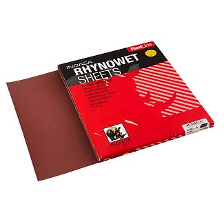Наждачная бумага P80 0.23x0.28м водостойкая Rhynowet Red Line INDASA