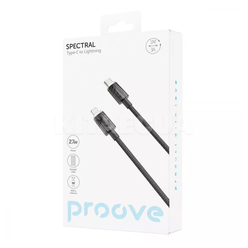 Кабель Type-C Lightning 27W 1м Spectral розовый PROOVE (580880005) - 2