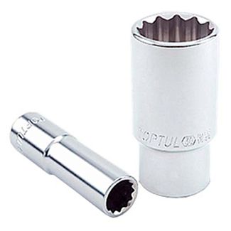 Головка торцевая 12-гранная удлиненная 13 мм 1/2" 77 мм TOPTUL