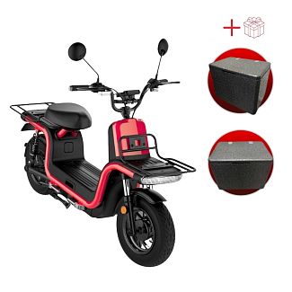 Электроскутер 120 км 1200 Вт красный + 2 бокса в подарок AIMA - Kitaec.ua Электроскутер 120 км 1200 Вт красный + 2 бокса в подарок AIMA