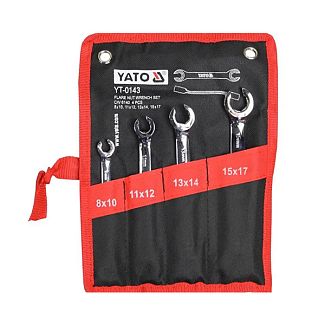 Набор ключей разрезных 4 предмета 8-17 мм YATO