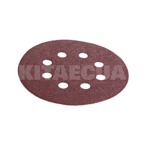 Диск шліфувальний 125 мм P80 8 отворів (компл 5 шт.) Intertool (BT-0585-INTERTOOL) - 3