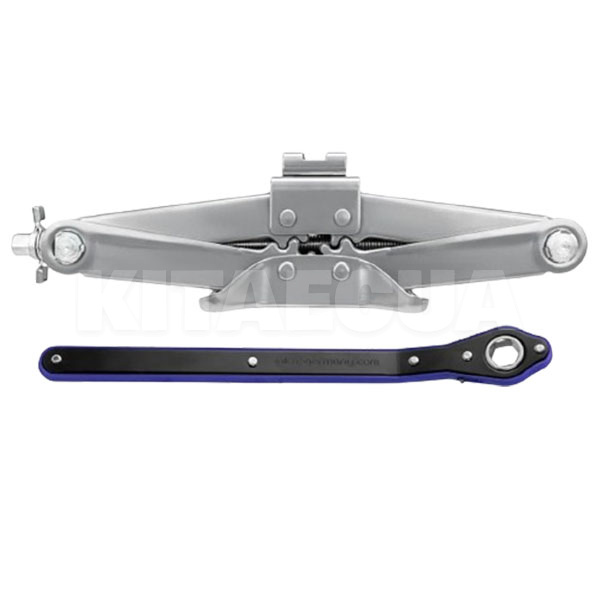 Домкрат механический ромбовидный до 2т (120мм-415мм) с трещоткой 436 700 AL ALCA (109509-ALCA) - 2