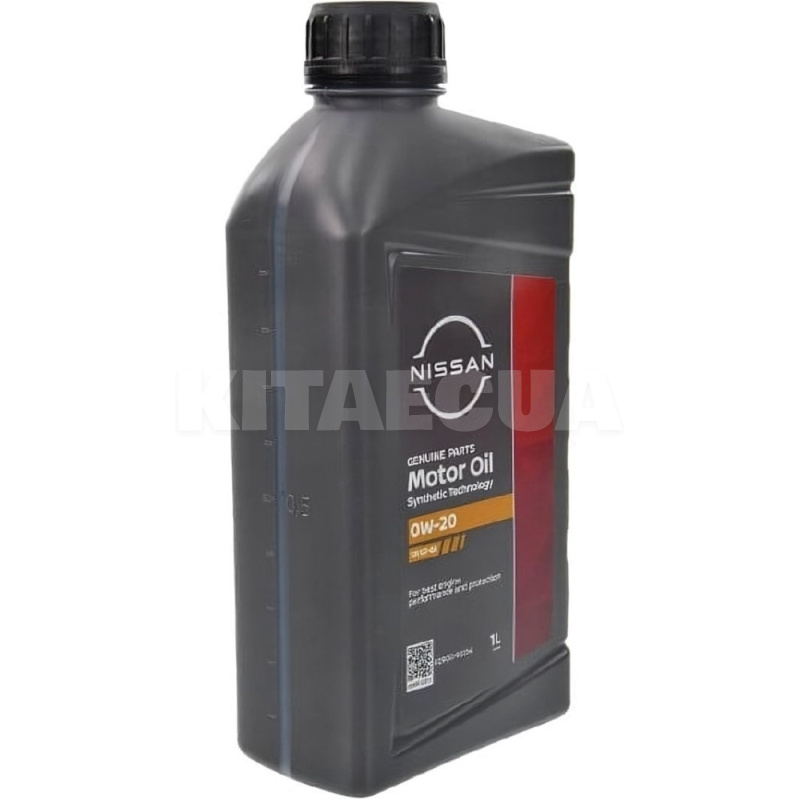 Масло моторное синтетическое 1л 0W-20 Motor Oil SP/GF-6A NISSAN (KE90090134) - 2