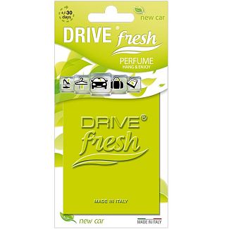 Ароматизатор силиконовый Drive Fresh New Car Little Joe Green Drive Int