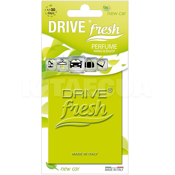 Ароматизатор силиконовый Drive Fresh New Car Little Joe Green Drive Int (108647)