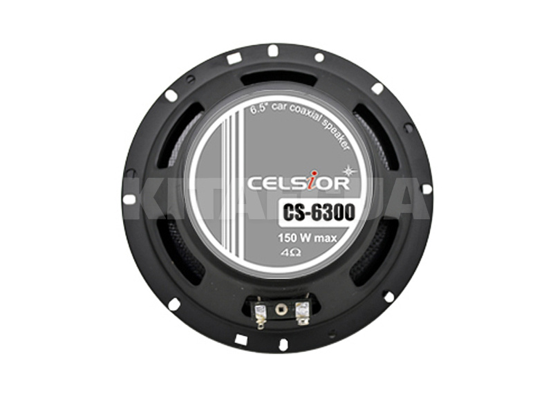 Динаміки коаксіальні 3-х смугові круглі 6.5 " (16.5 см) сірий 150втsilver (2 шт) Celsior (CS-6300) - 3