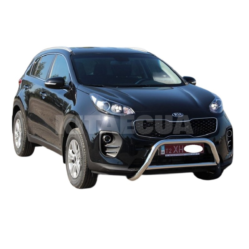 Кенгурятник WT006 Kia Sportage 2015-2021 нержавеющая сталь CAN (dd27765) - 4