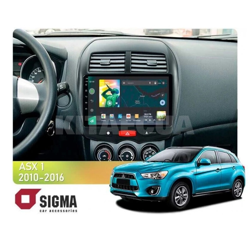 Штатная магнитола X10232 2+32 Gb 10" Mitsubishi ASX 1 2010-2016 (A) SIGMA4car (34157)