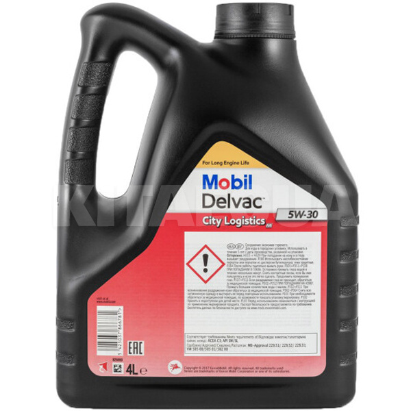 Масло моторное синтетическое 4л 5W-30 Delvac City Logistics M MOBIL (153904) - 2