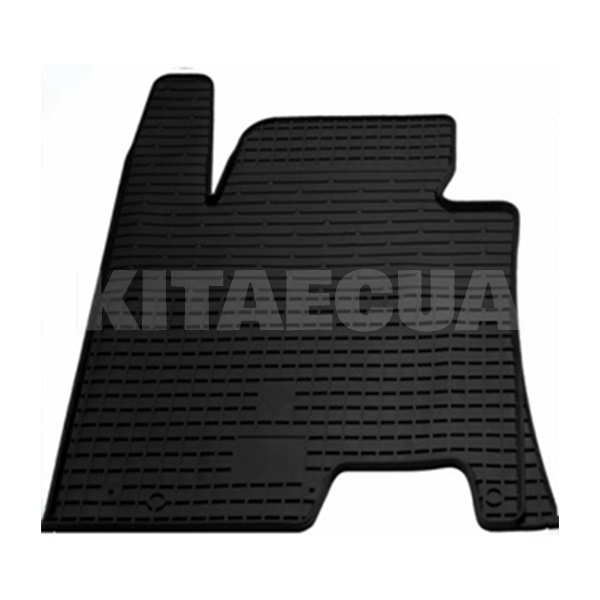 Резиновый водительский коврик Kia Ceed II (2012-2018) HK клипсы Stingray (1009054 ПЛ)