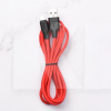 Кабель USB Lightning 2.4A X21 Plus 1м чорний/червоний HOCO (6931474711823)