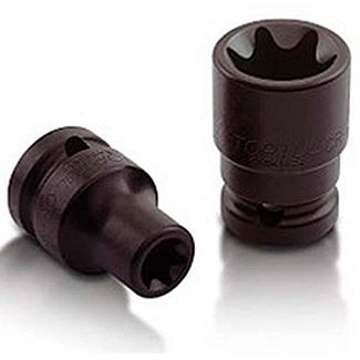 Головка торцевая ударная 18 мм 1/2" 38 мм TOPTUL