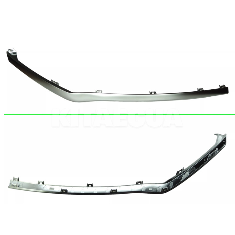 Молдинг правий нижній губи бампера сріблястий BYD на BYD Song Plus (13107989-00)