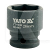 Головка торцева ударна 6-гранна 26 мм 1/2" 43 мм YATO (YT-1016)
