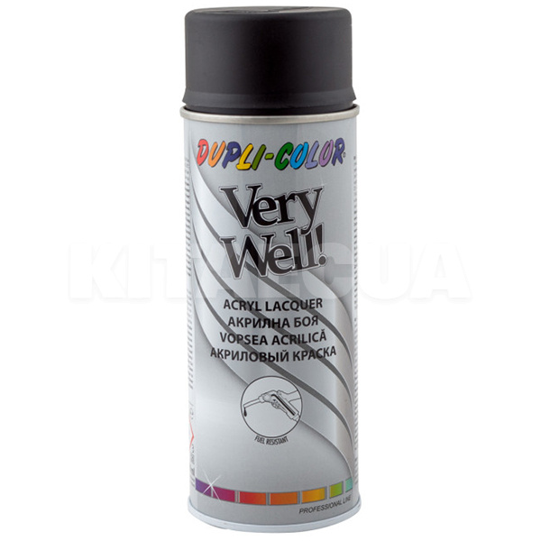 Краска-эмаль универсальная 400мл Ral 9005M черная матовая Very Well Dupli Color (VW90050M-DUPLI-COLOR)