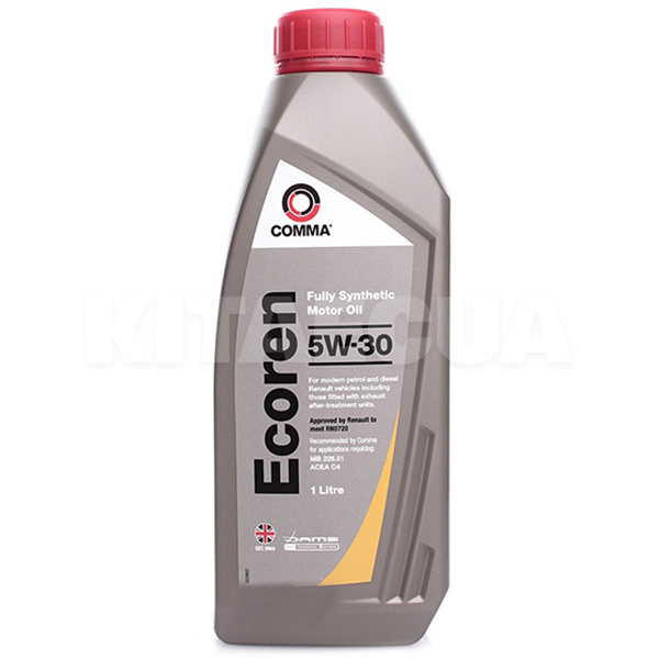 Масло моторное синтетическое 1л 5W-30 ECOREN COMMA (BA12E0)