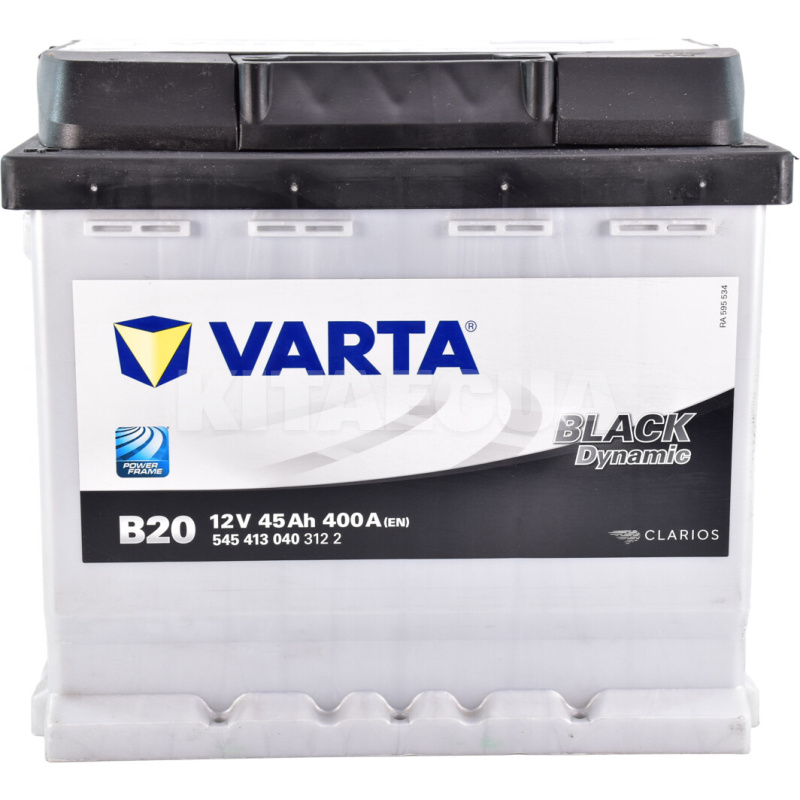 Акумулятор автомобільний 45Ач 400А "+" зліва VARTA (VT 545413BL) - 2
