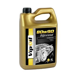 Масло трансмиссионное минеральное 4л 80w90 differential VipOil