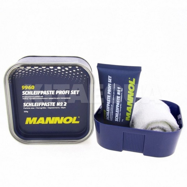 Набор для полировки кузова 400г Schleifpaste Profi Set Mannol (9960)