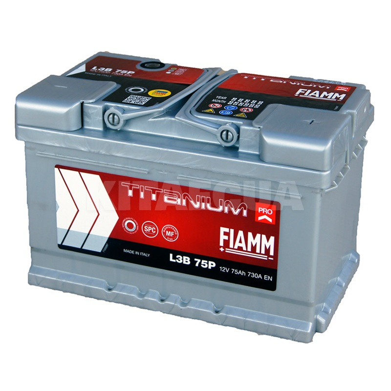 Автомобільний акумулятор Titanium Pro 75Ач 640А "+" праворуч FIAMM (7905156)