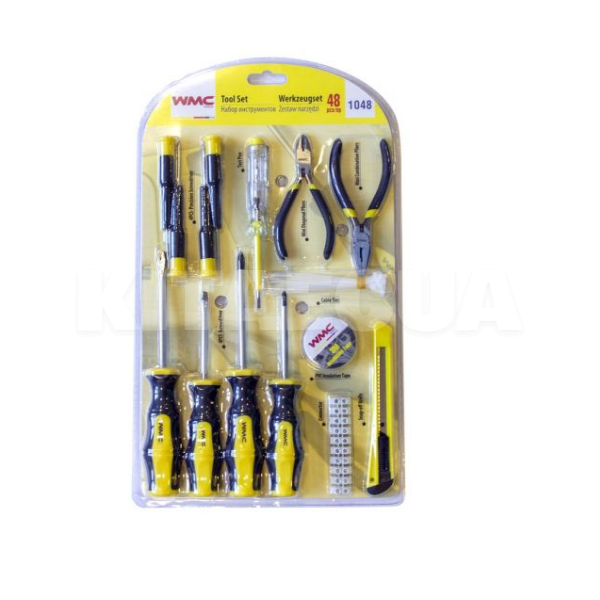 Набор инструментов 48 предметов WMC TOOLS (WT-1048)