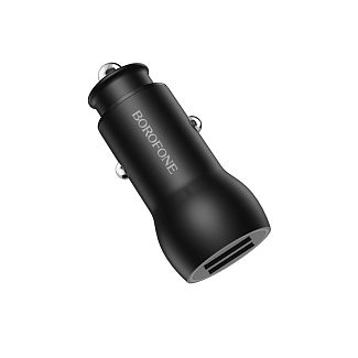 Автомобильное зарядное устройство Wise Route Dual Port Car Charger BOROFONE