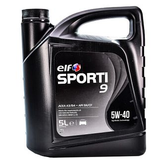 Масло моторное синтетическое 5л 5W-40 Sporti 9 ELF