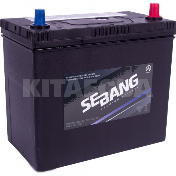 Акумулятор автомобільний 55Ач 460А "+" праворуч SEBANG (EFB N55L)