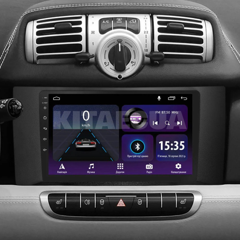 Штатна магнітола E9232 2+32 Gb 9" Mercedes Benz Smart Fortwo 2 2010-2015 SIGMA4car (42027) - 3