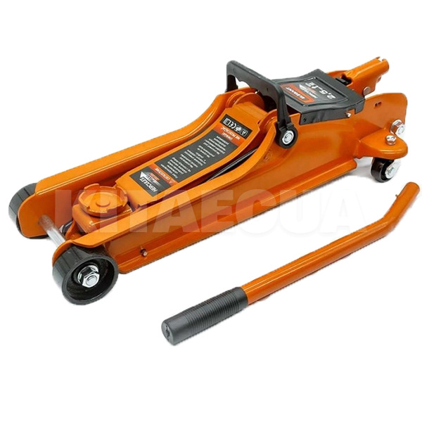 Домкрат гидравлический подкатной до 2.5т (85мм-370мм) пластиковый кейс EL 350 005 ELEGANT (107562) - 2