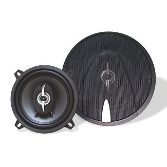 Динамики коаксиальные 3-х полосные 5-5.5" (13-14см) 200 Вт черные (2 шт) AS-B503 SIGMA