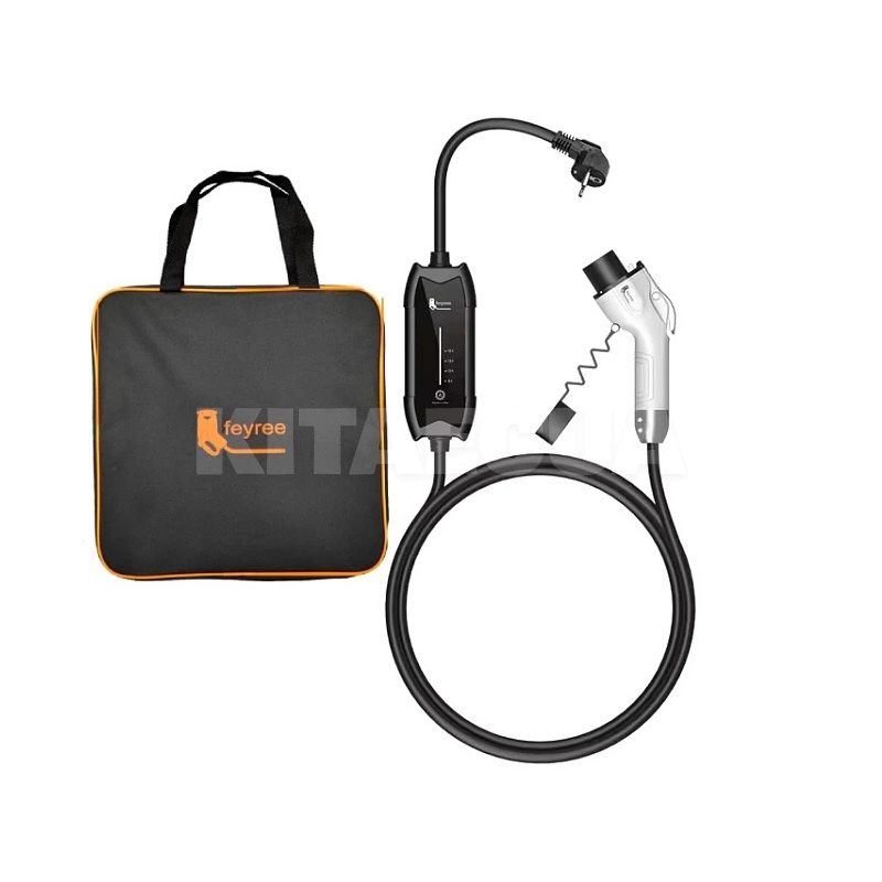 Зарядка для электромобиля 3.5KW 16A - Cat-EV-F7 (кабель 5м. + сумка) FEYREE (FY3.5-16-1PH-GB/T-F7)