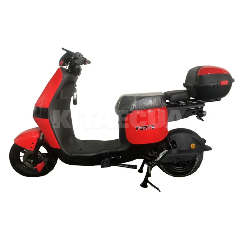 Велоскутер аккумуляторный TRON 50 км 800 Вт красный + аккумулятор 60В 20Ач FORTE (145129)