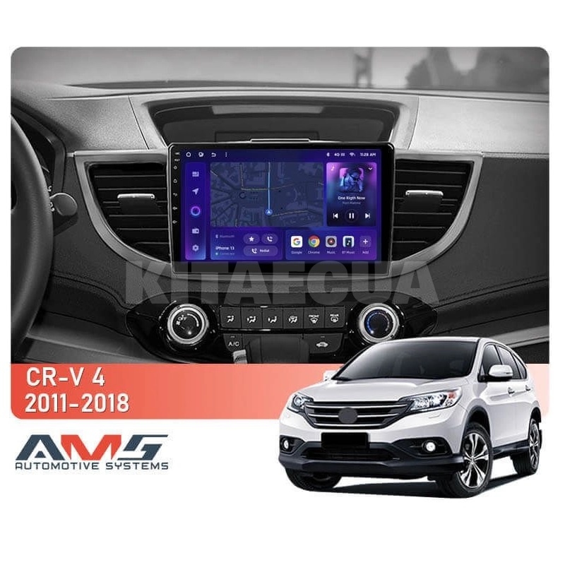 Штатна магнітола MOSS M3 4+32 ГБ 10" Honda CR-V 4 RM 2015-2018 (B) AMS (50811) - 2