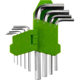 Набір вигнутих ключів подовжених TORX 9 предметів T10-T50 Alloid