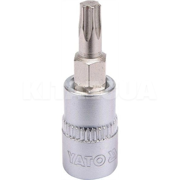 Головка торцевая с насадкой 37 мм 1/4“ Torx T25 YATO (YT-04305)