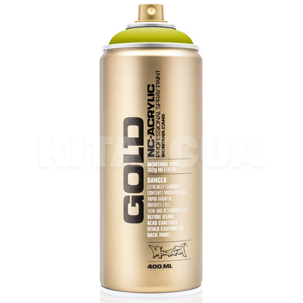 Краска декоративная акриловая 400мл GL1130 "перечная мята" зеленая полуматовая Gold MONTANA (284014-MONTANA)