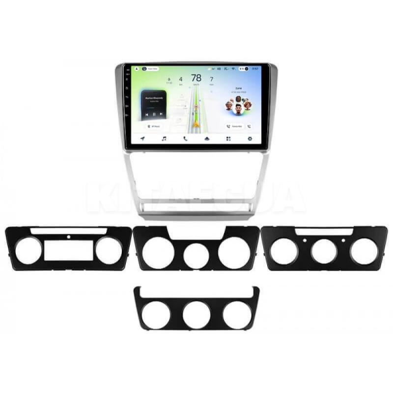 Штатная магнитола CC4L 4+64 Gb 10" Skoda Octavia 2 A5 2008-2013 silver Teyes (72437)