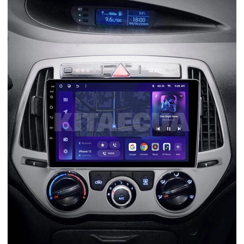 Штатна магнітола MOSS M2 4+32 Gb 9" Hyundai i20 2 2012-2014 AMS (49135) - 2