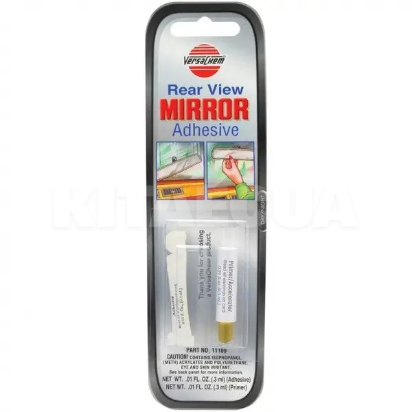 Клей двухкомпонентный для зеркала заднего вида REAR VIEW MIRROR ADHESIVE 3мл VersaChem (11109)