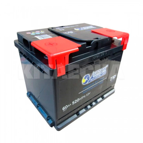 Акумулятор автомобільний 60Ач 520А "+" зліва Ictok (9050) - 2
