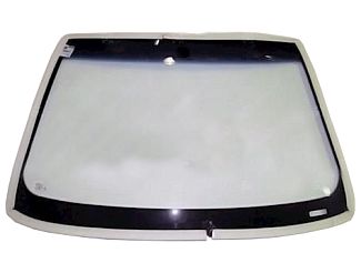 Стекло лобовое зеленое с полосой 