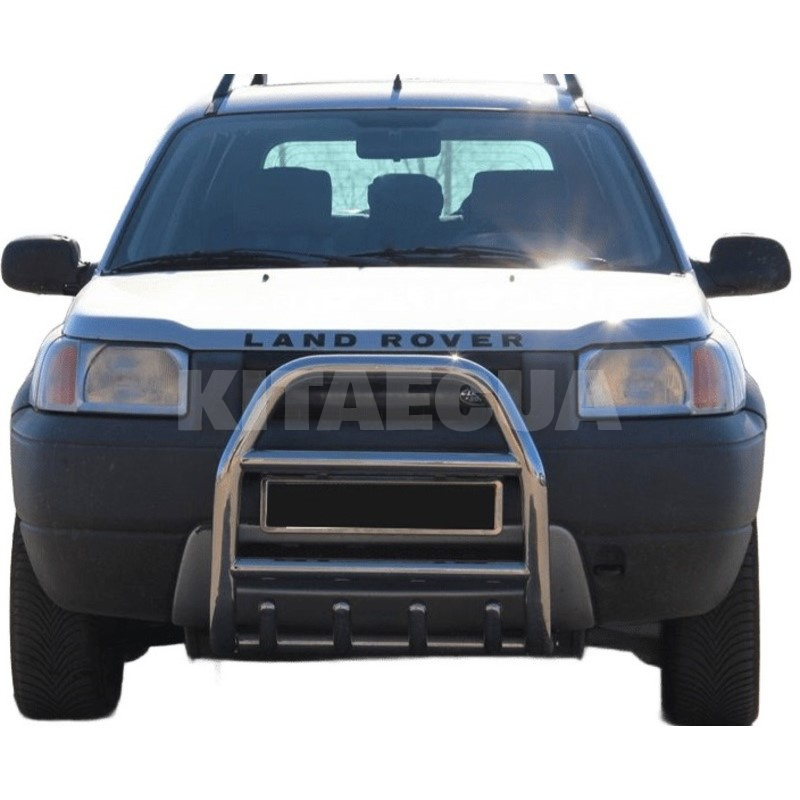 Кенгурятник QT007 Land Rover Freelander I нержавеющая сталь CAN (dug60770) - 3