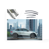 Дефлектори вікон (Вітровики) молдинг із нержавіючої сталі 3D на Audi Q3 Sportback (2020-н.в) 4 шт. FLY (BADQ32023-W/S)