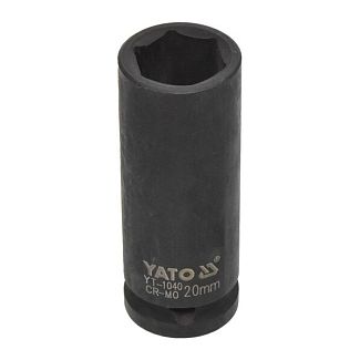 Головка торцевая ударна 6-гранная 20мм 1/2" 78мм YATO