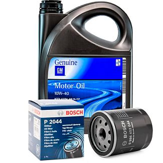 Масло моторное 5л 10W-40 + фильтр масляный TO