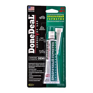 Герметик автомобільний універсальний 42.5г Adhesive Sealant прозорий DONEDEAL