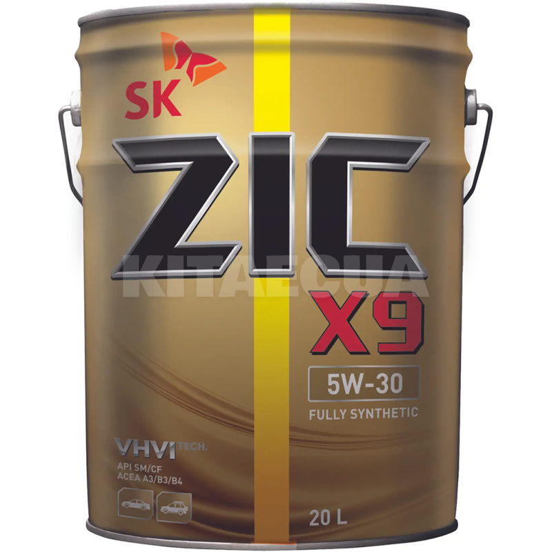 Масло моторное синтетическое 20л 5W-30 X9 ZIC (192614)